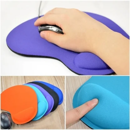 משטח עכבר רך מבית Comfort EVA להגנה על היד, משטח עכבר ספוג רך למחשב, משטח עכבר נוח למשחקים, אביזרי שולחן חמודים למשחקים 1