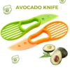 1pc אבוקדו peeler חותך פירות פילינג חותך חותך פלסטיק סכין פלסטיק מטבח כלי ירקות 6