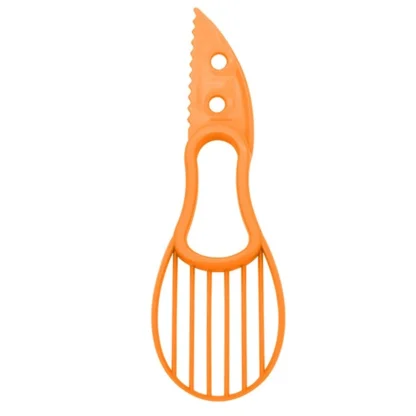 1pc אבוקדו peeler חותך פירות פילינג חותך חותך פלסטיק סכין פלסטיק מטבח כלי ירקות 7
