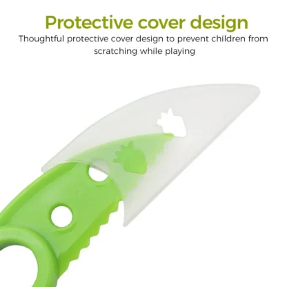 1pc אבוקדו peeler חותך פירות פילינג חותך חותך פלסטיק סכין פלסטיק מטבח כלי ירקות 3