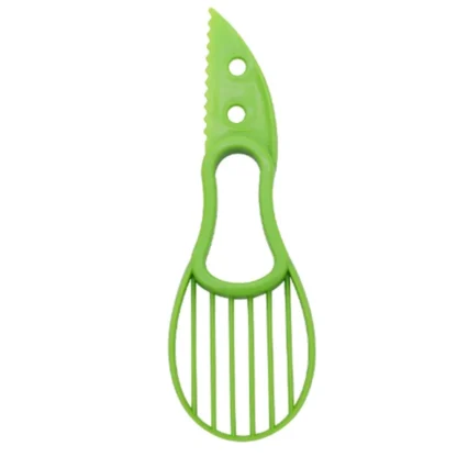 1pc אבוקדו peeler חותך פירות פילינג חותך חותך פלסטיק סכין פלסטיק מטבח כלי ירקות 8